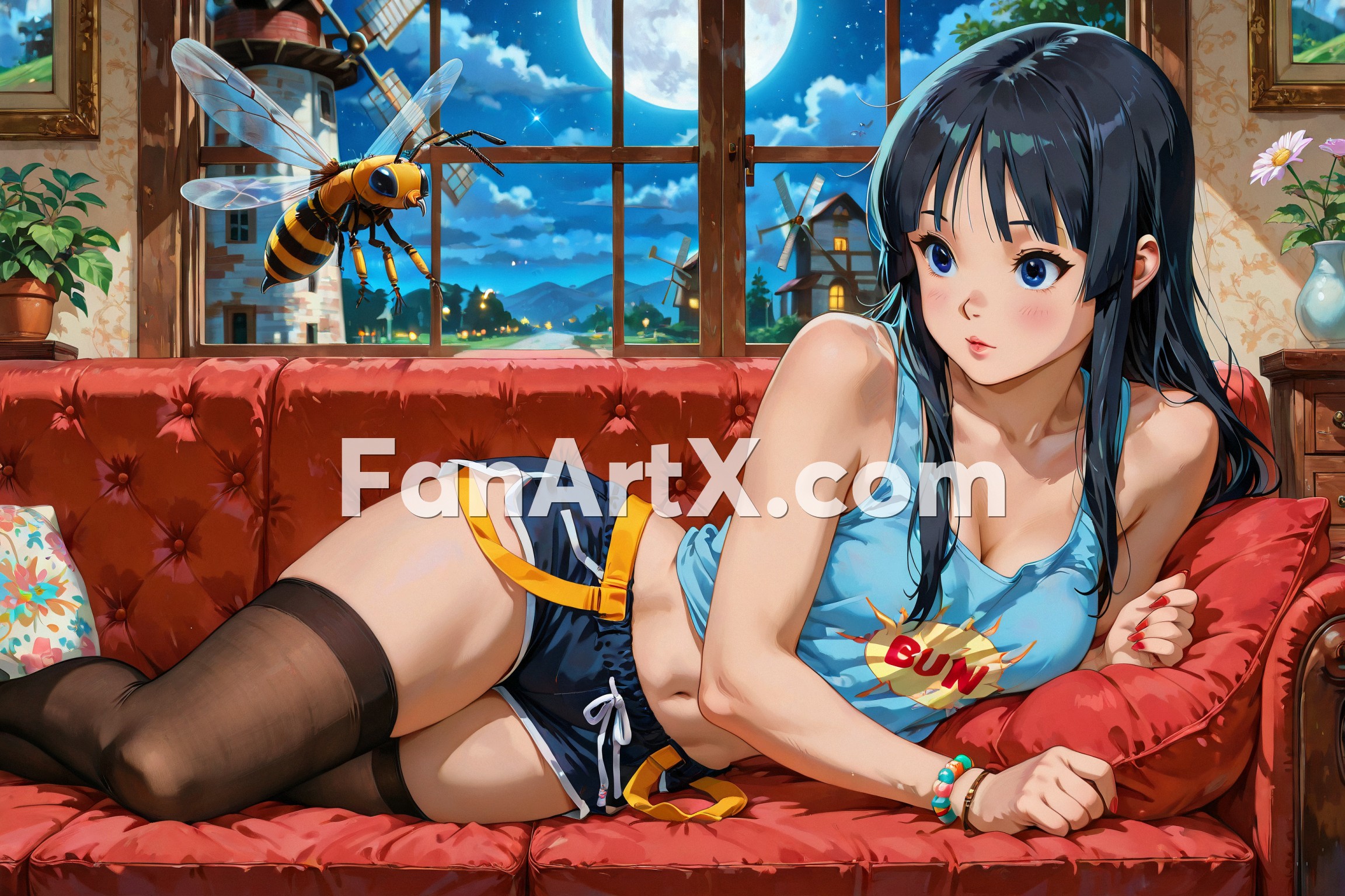 Mio Akiyama Fanart - K On characters 2422343